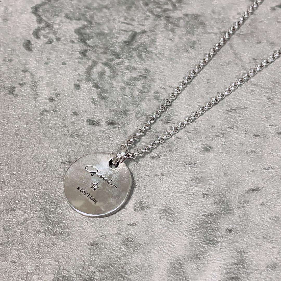 希少 美品 GARNI ガルニ コイン シルバー ネックレス