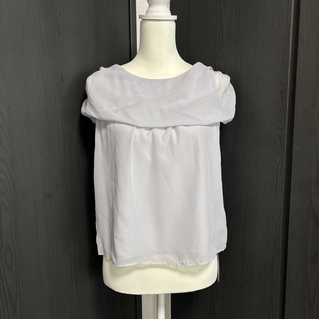 未使用　タグ付き　ケープブラウス PROPORTION BODYDRESSING