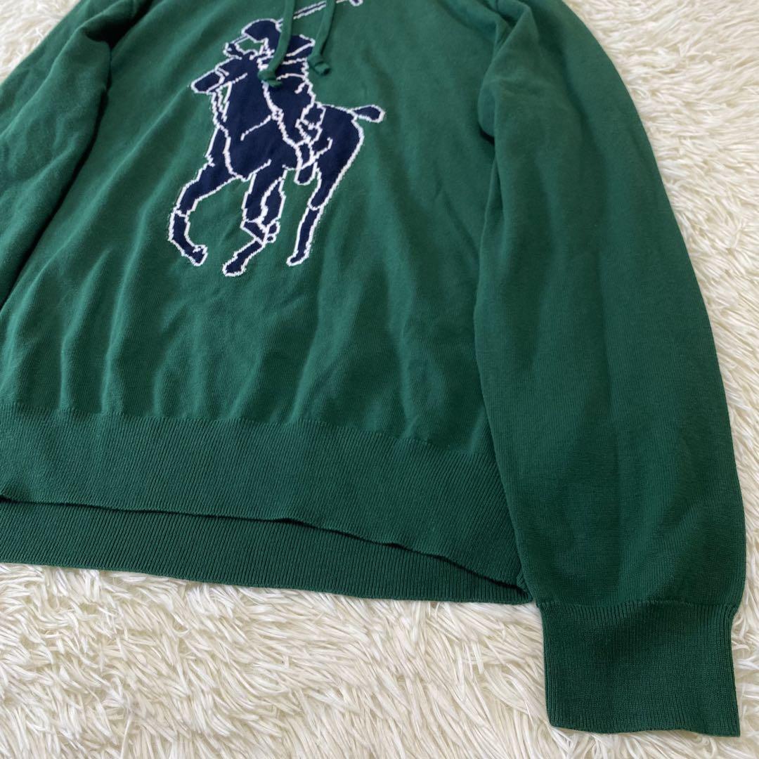 【美品•現行✨】ポロラルフローレン ビッグポニー プ パーカー 22年製 緑XL