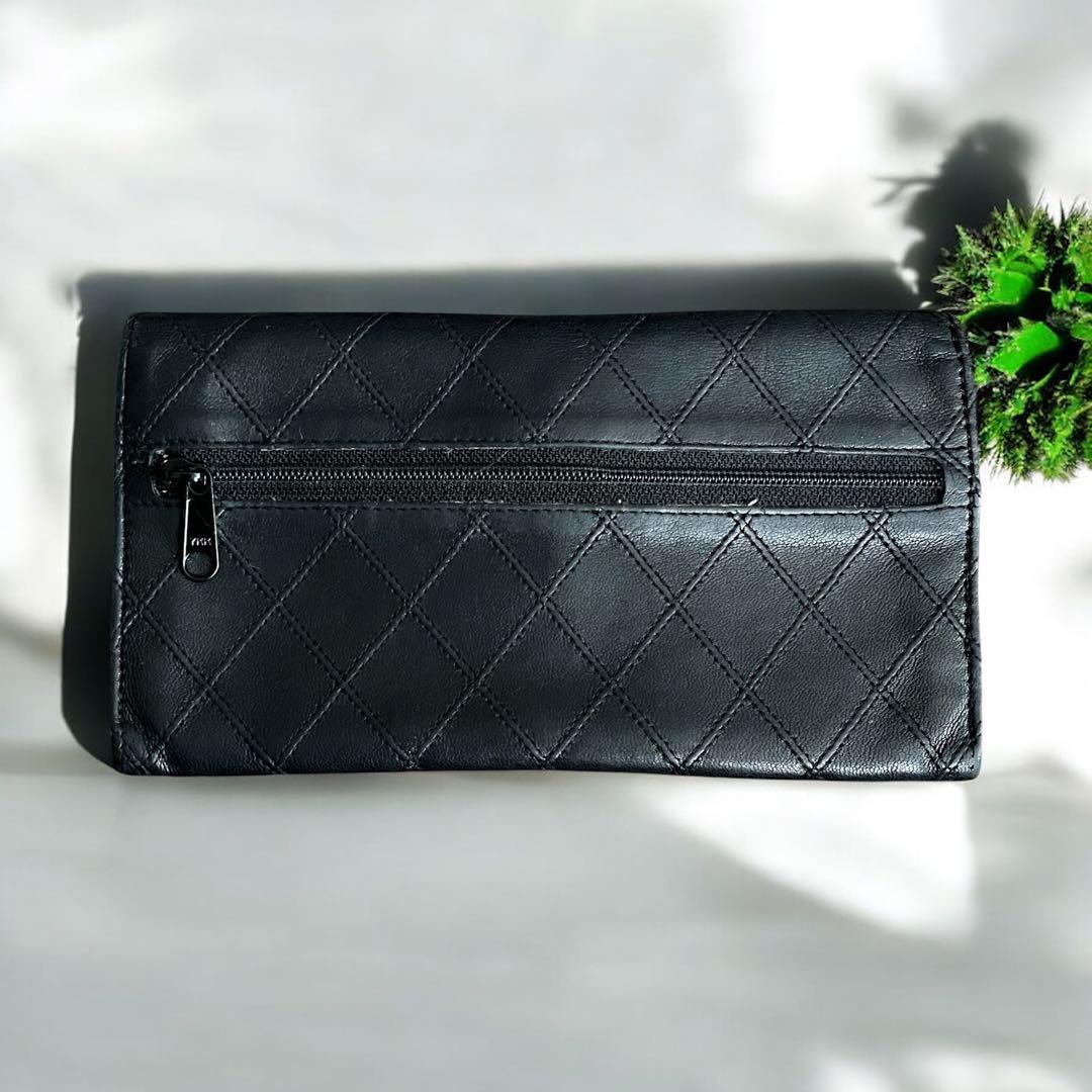 CHANEL シャネル長財布 ピコローレ ブラック ココマーク