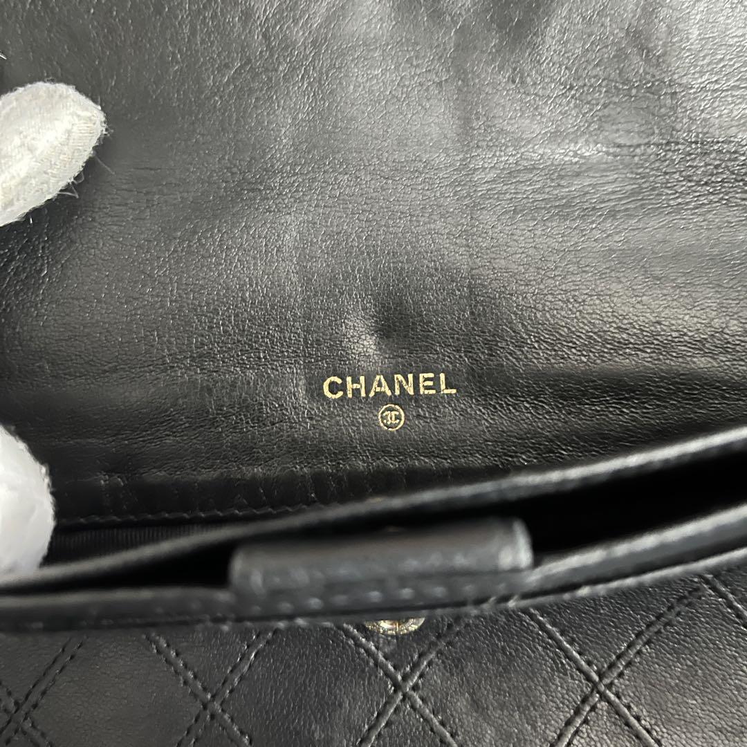 CHANEL シャネル長財布 ピコローレ ブラック ココマーク