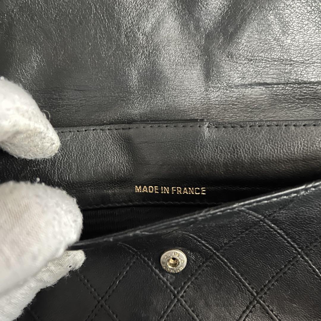 CHANEL シャネル長財布 ピコローレ ブラック ココマーク