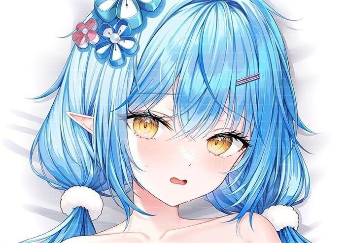 フトンノナカ 雪花ラミィ ラミィ みるく版 抱き枕カバー