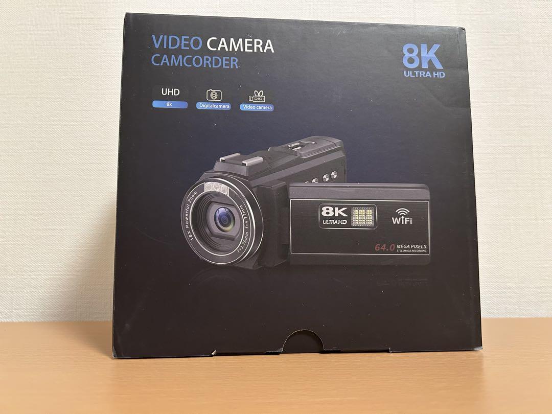 【新品未開封】 ビデオカメラ 8K 6400万画素