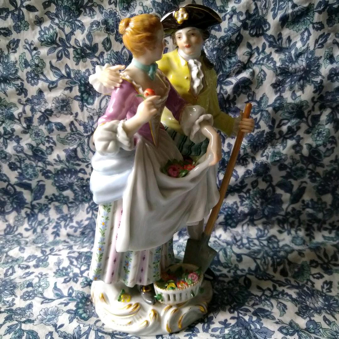 ✤マイセン(Meissen)フィギュリン✤『ガーデナーの恋人』