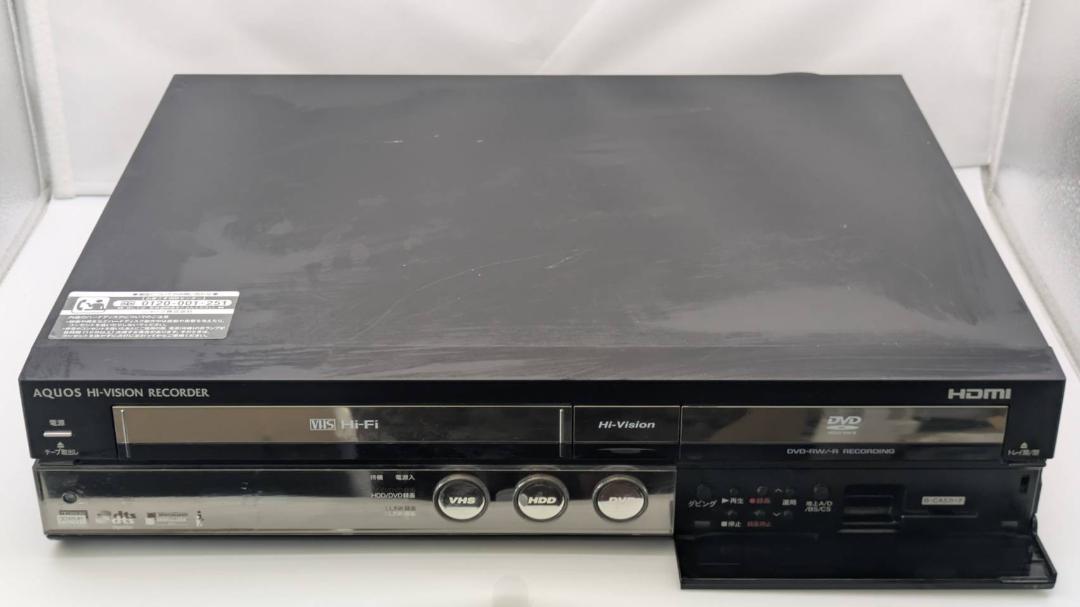 SHARP DV-ACV52 VHS/DVD/HDDレコーダー 動作品 本体のみ - メルカリ