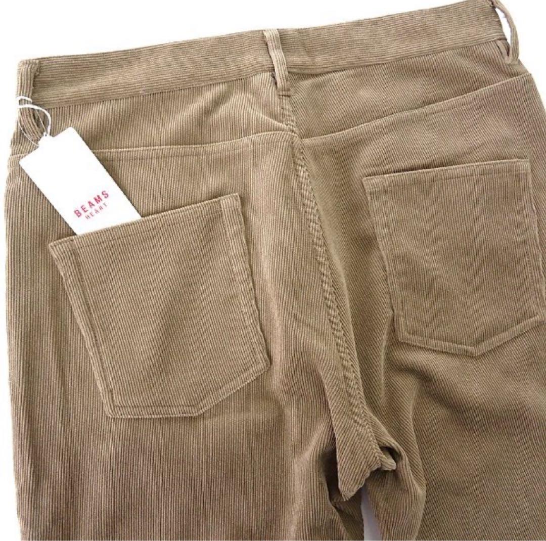 新品 ビームス コーデュロイ 5ポケット パンツ L ベージュ