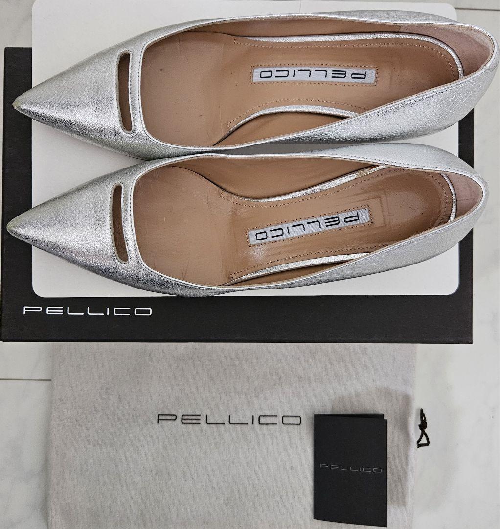 PELLICO☆パンプス シルバー 35.5
