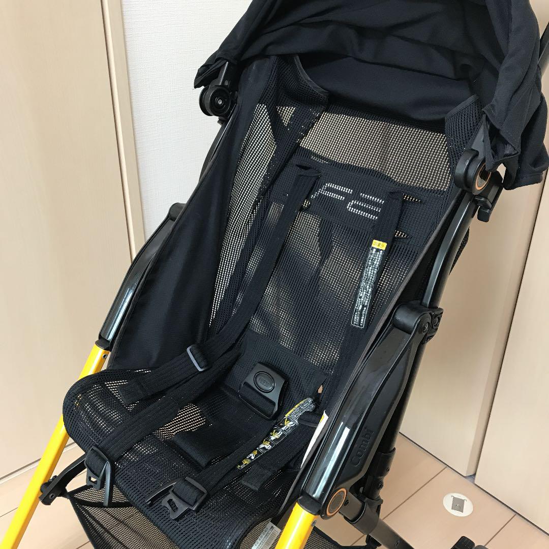 コンビ 軽量コンパクト イエロー AIBF1-m51974628128 F2ベビーカー 定番超特価