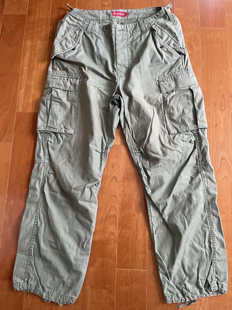 34】 Supreme Cargo pant Olive 20FW