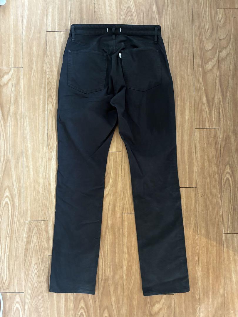 nonnative ブラック スリムフィット パンツ
