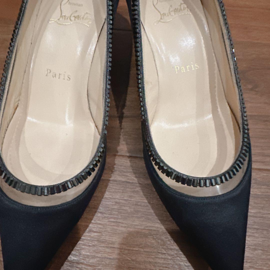 Christian Louboutin ブラックパンプス 36