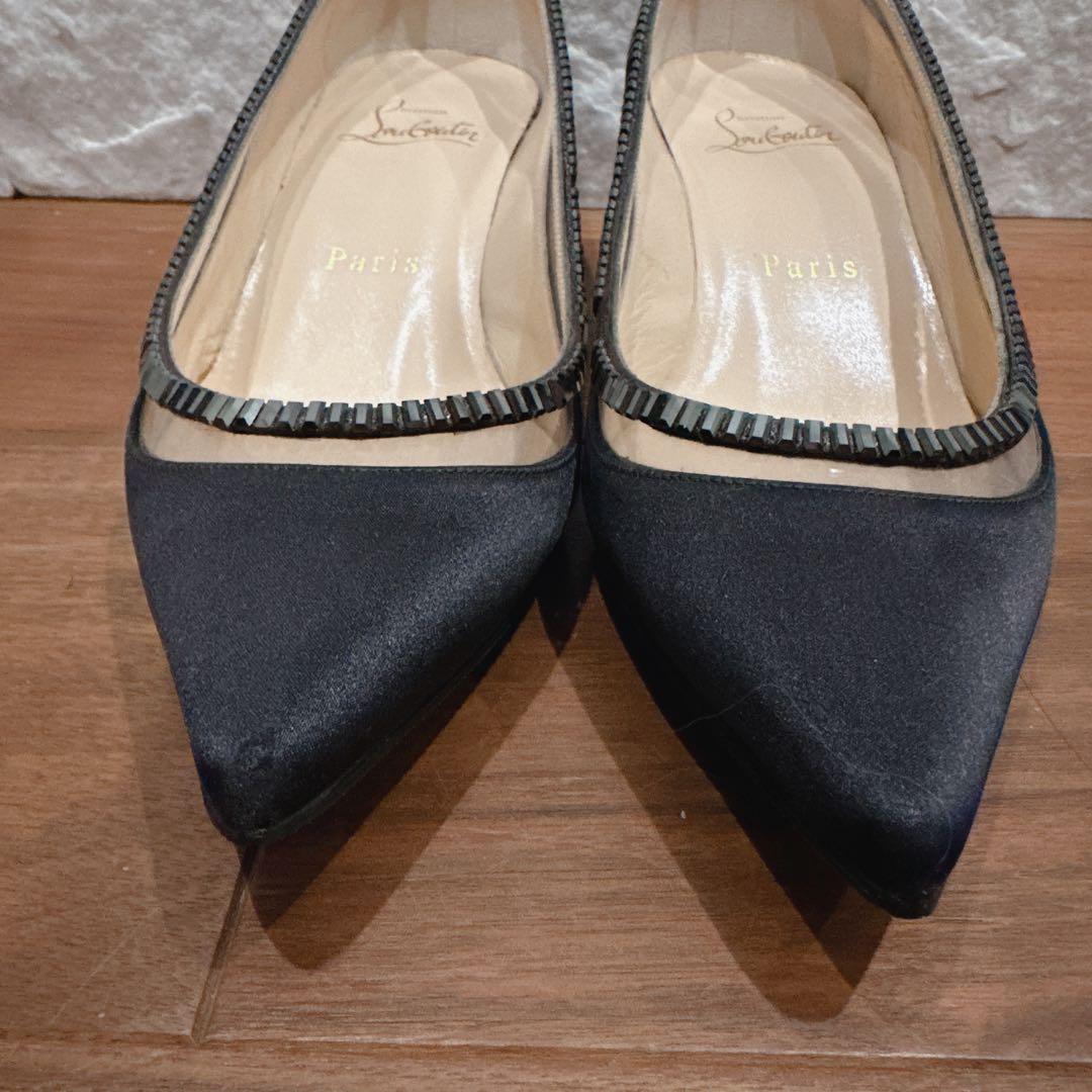 Christian Louboutin ブラックパンプス 36