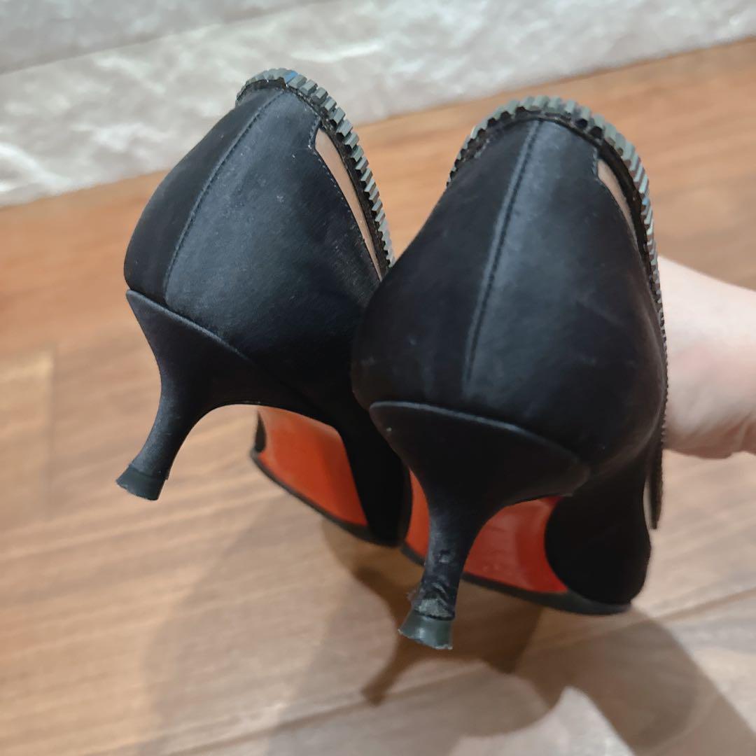 Christian Louboutin ブラックパンプス 36