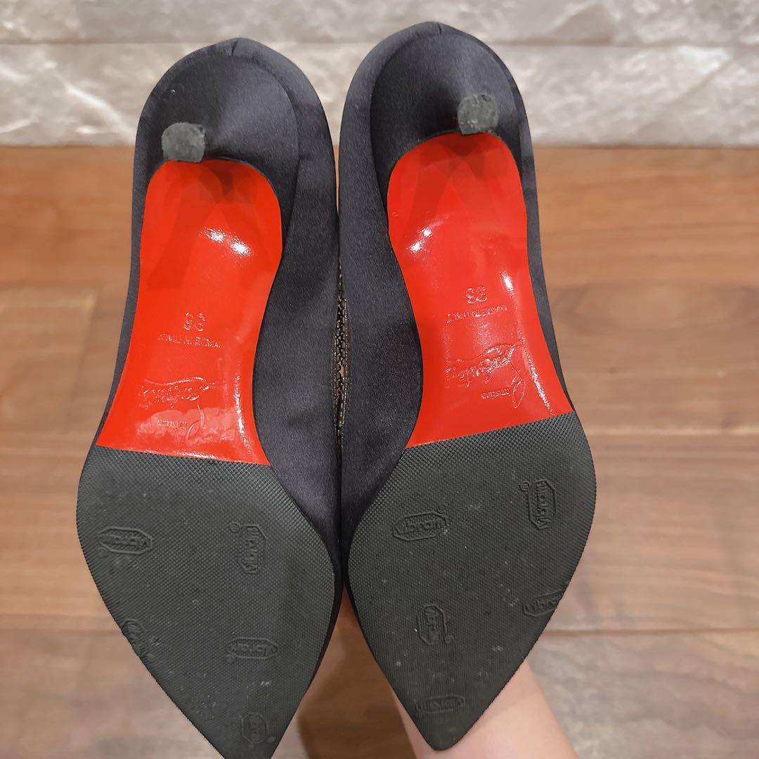 Christian Louboutin ブラックパンプス 36