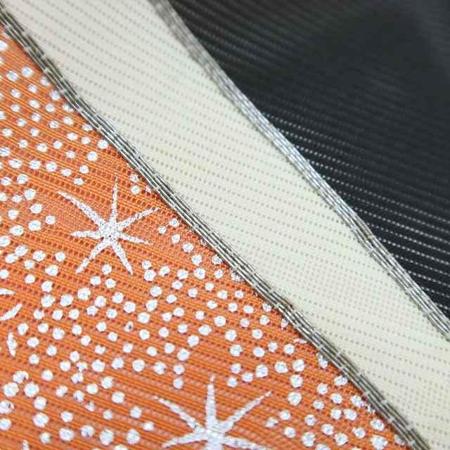 美品 銀駒刺繡 夏着物 絽“眠りについた空の下、明かりを灯す波