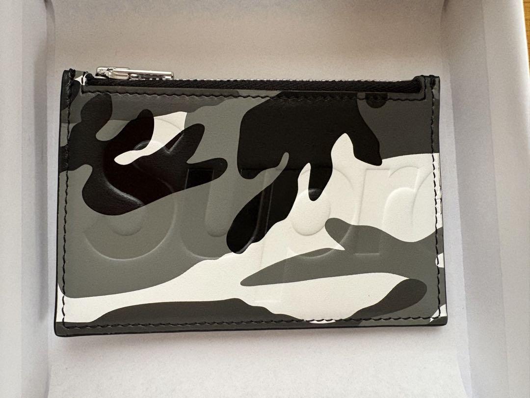 25SS 新品 Supreme Leather Zip Card Holder