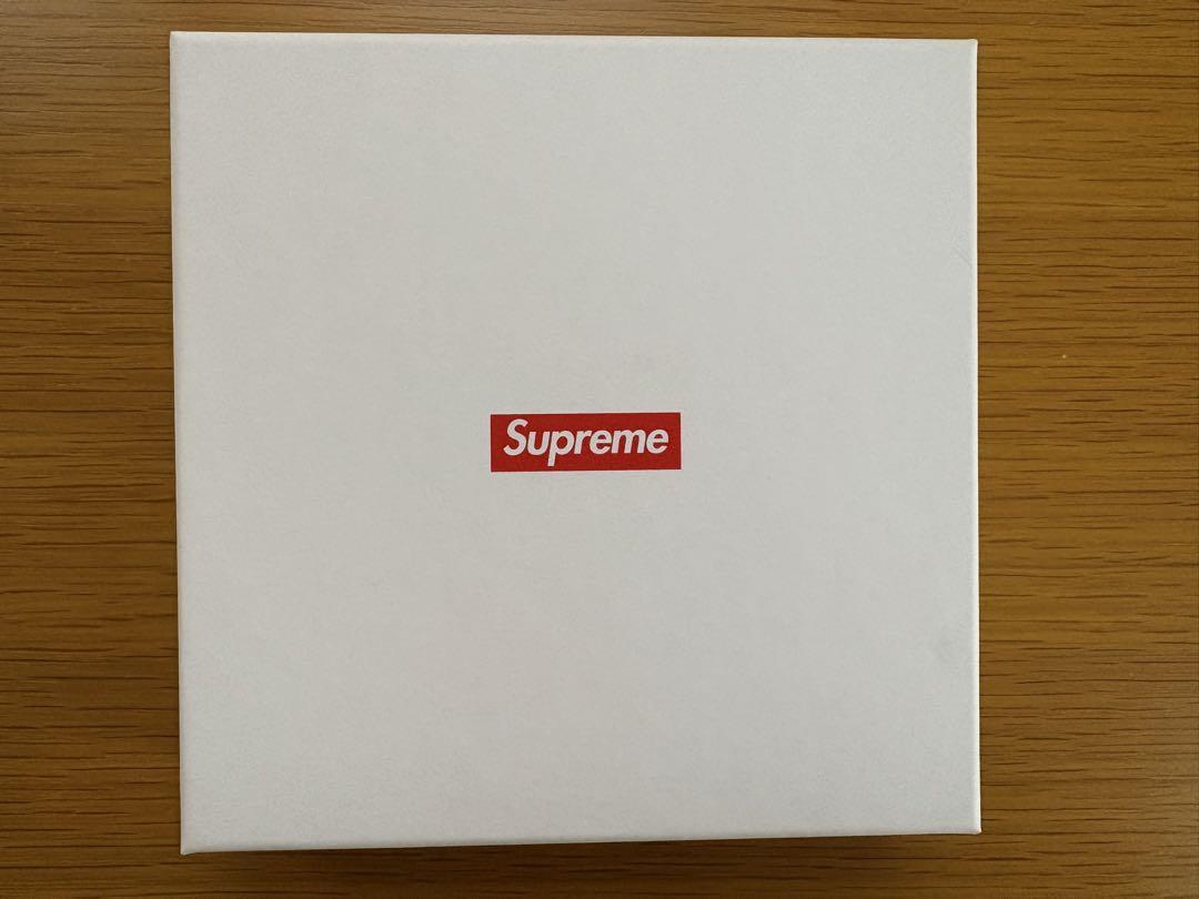 25SS 新品 Supreme Leather Zip Card Holder