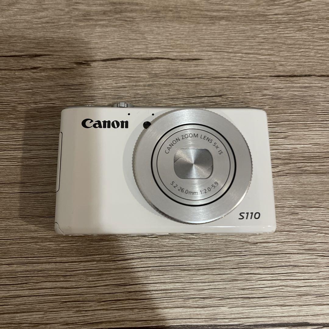 1535 Canon PowerShot デジカメ S110 ホワイト