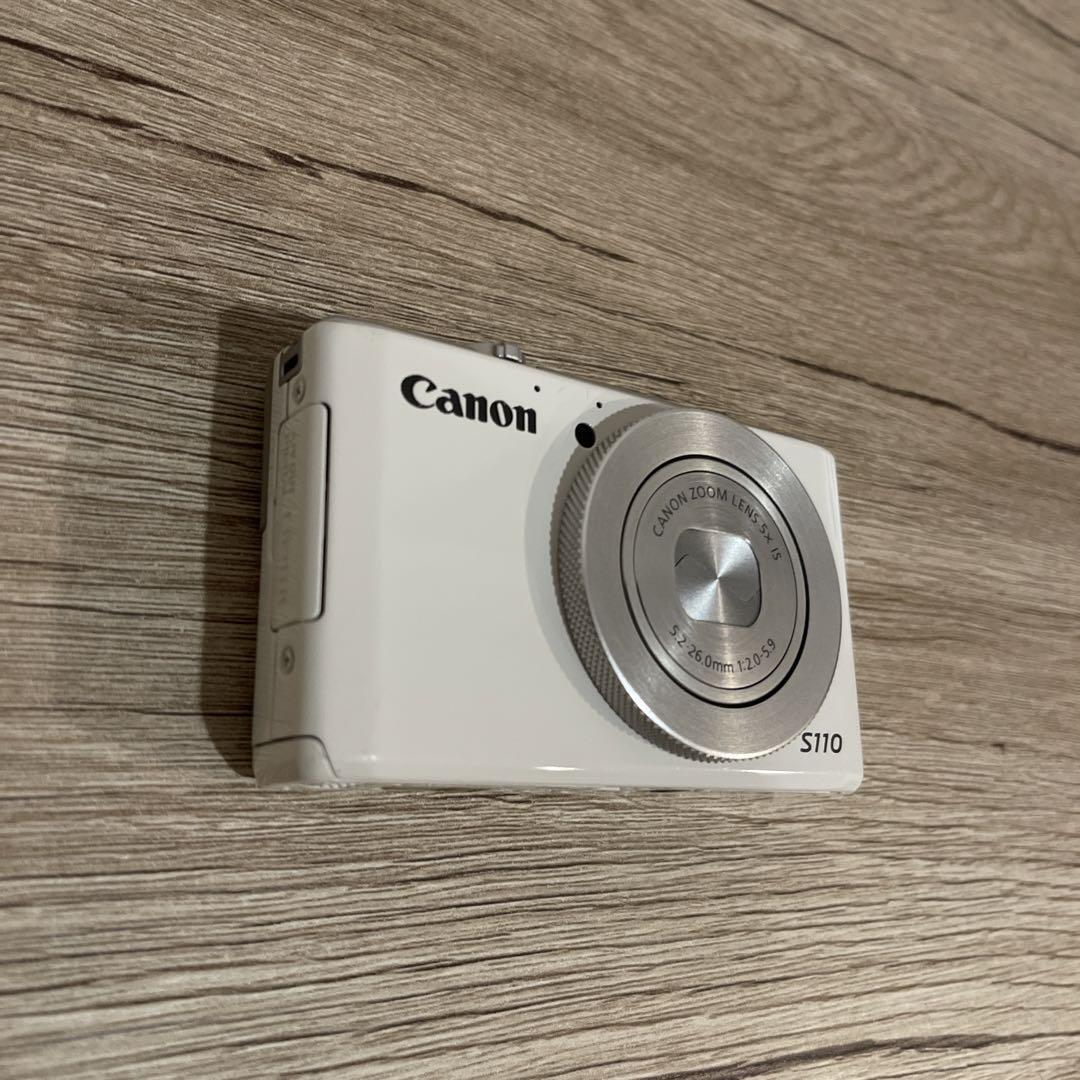1535 Canon PowerShot デジカメ S110 ホワイト