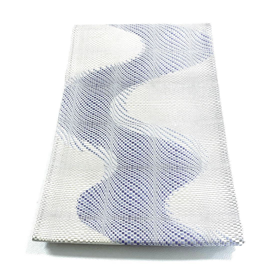 帯4096 ●高級 正絹 本場筑前博多織 六通 袋名古屋帯 京袋帯