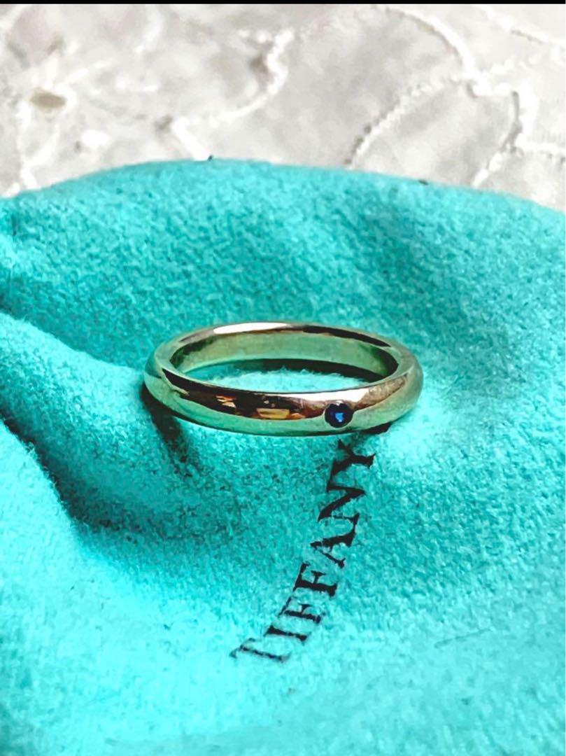 ＊Tiffany＊silver925＊サファイアスタッキングバンドリング