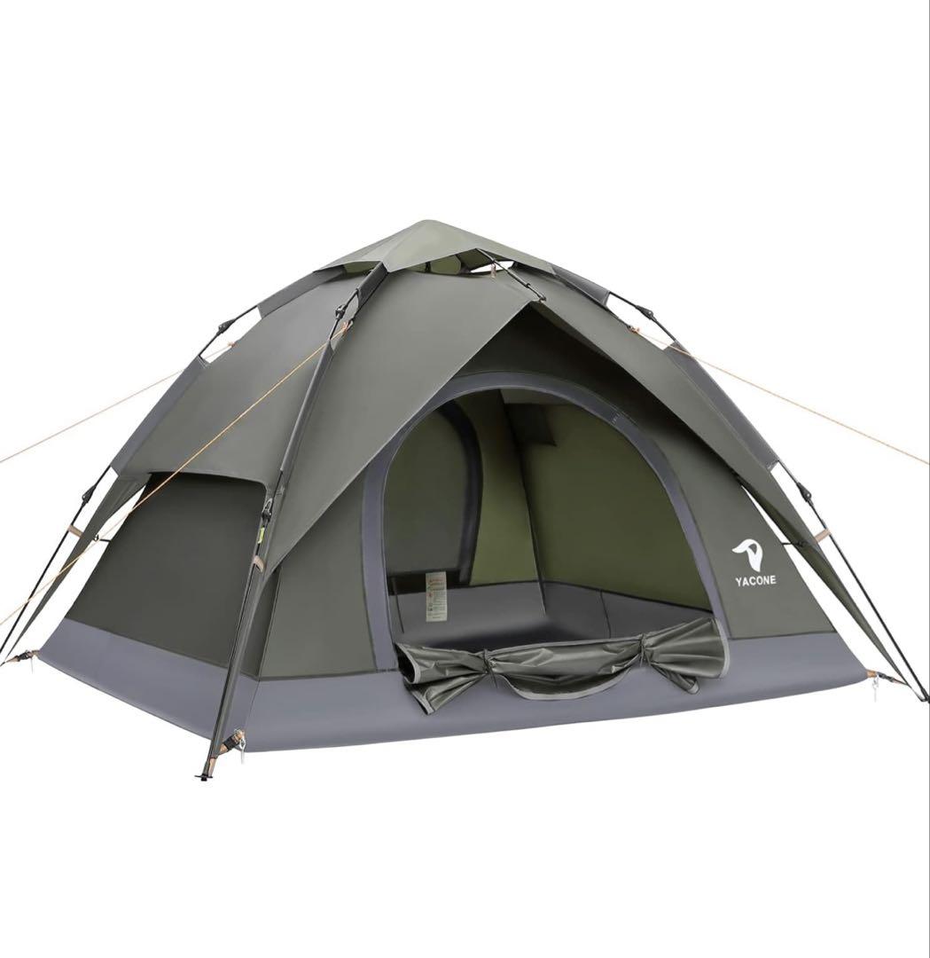 新品未使用　YACONE テント ワンタッチテント 3~4人用 2WAY