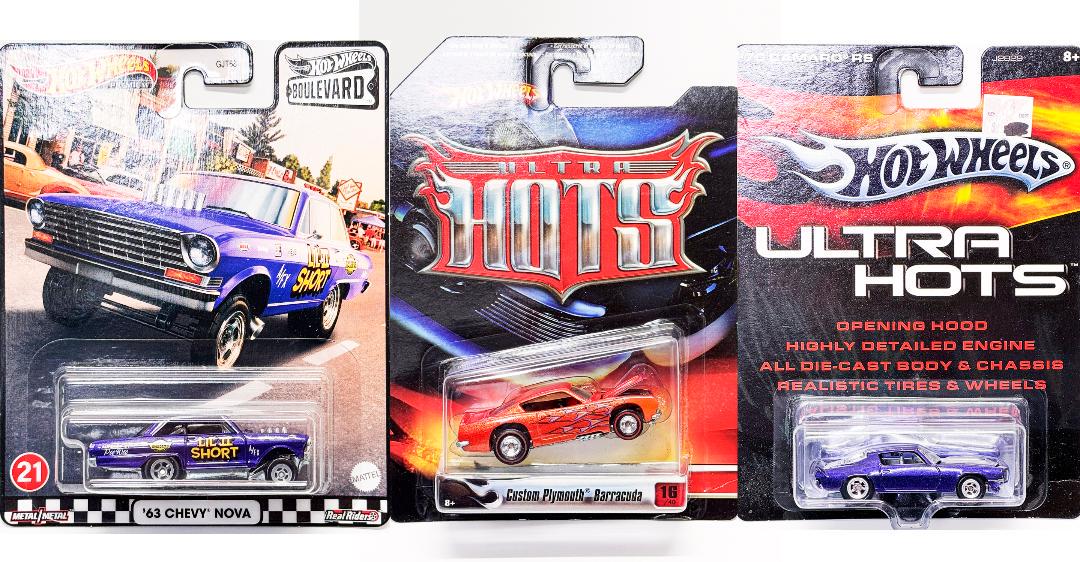 ホットウィール ★ CAMARO ★ BARRACUDA ★ CUDA ★ 3台