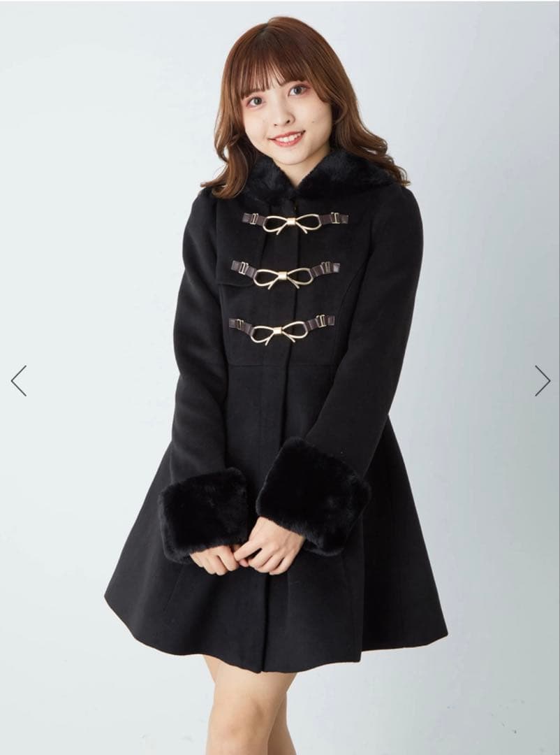 Ank Rouge リボンビットドーリーダッフルコート SIZE Ank Rouge