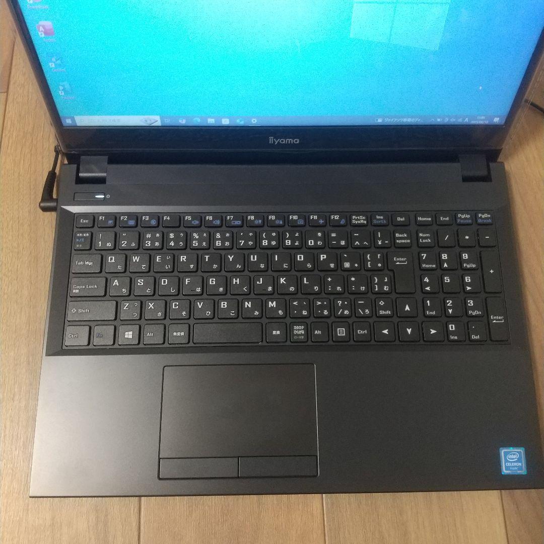 超美品　ノートPC　office付　送料込　SSD　windows イイヤマ