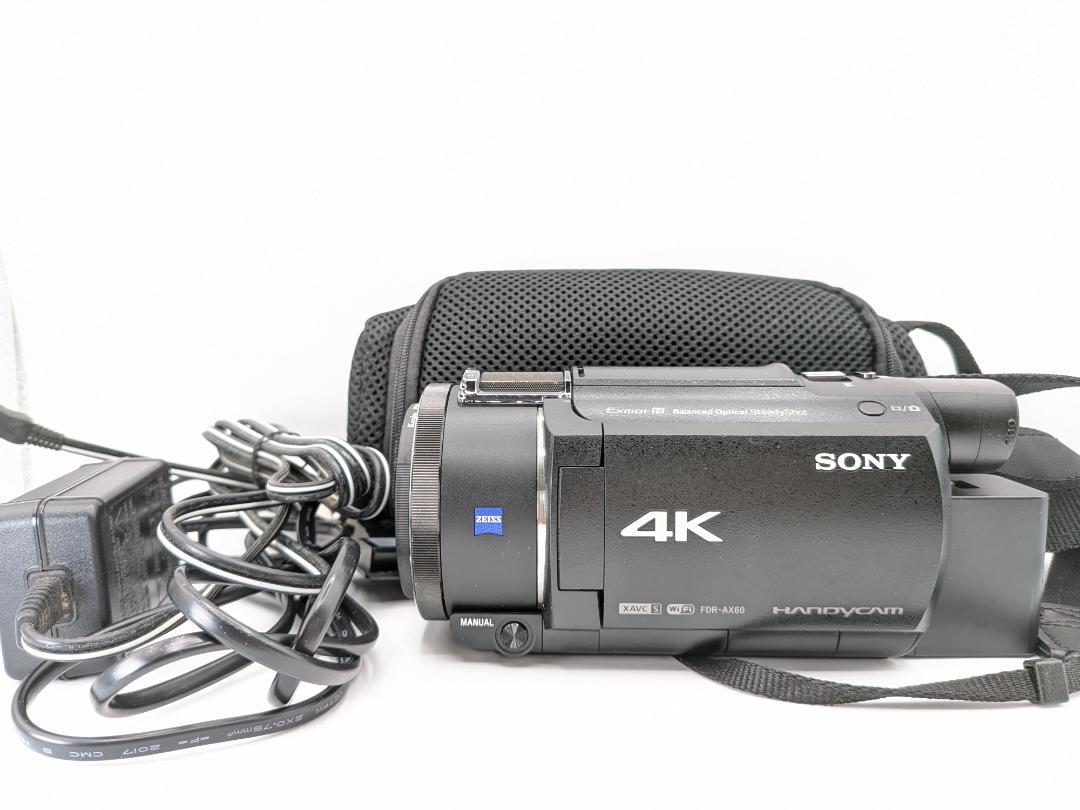 美品・動作〇】SONY 4K ハンディカメラ FDR-AX60 - メルカリ