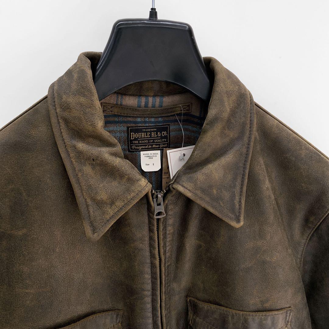 24FW RRL 新品 フリンジ レザー ジャケット サイズM 24FW RRL 新品 フリンジ レザー ジャケット ダブルアールエル M