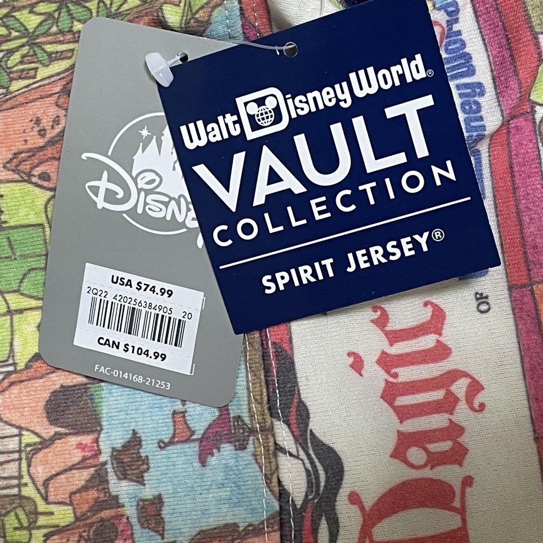 新品未使用 スピリットジャージ ディズニーWDW50周年 地図 レトロマップ