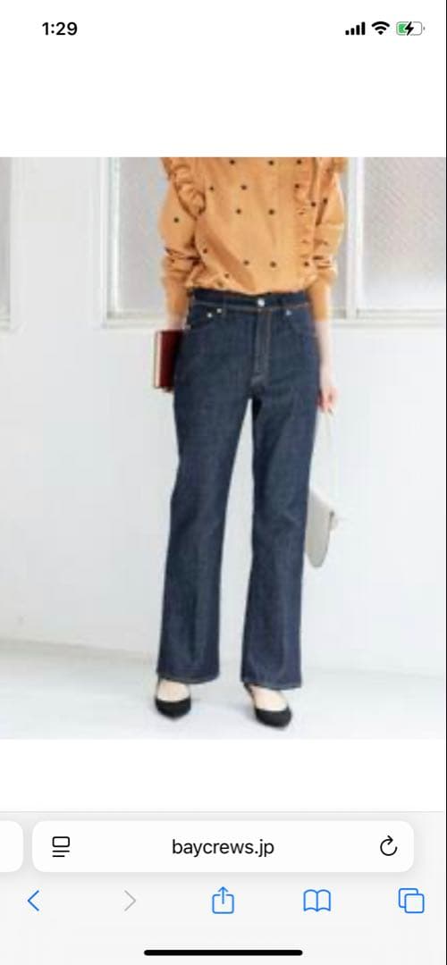 YANÜK ヤヌーク別注セミフレアデニム