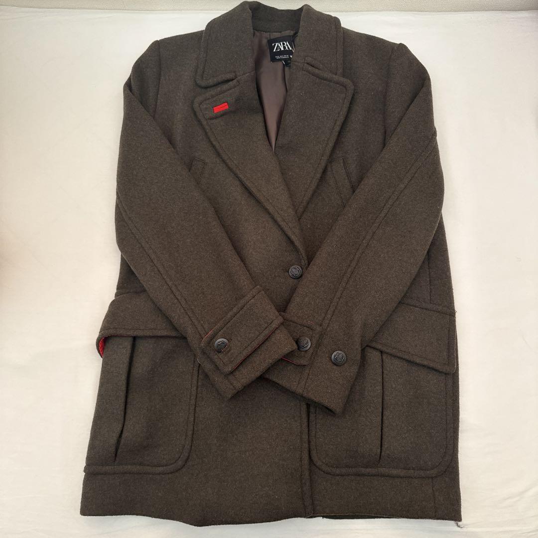 ZARA ウール混コート