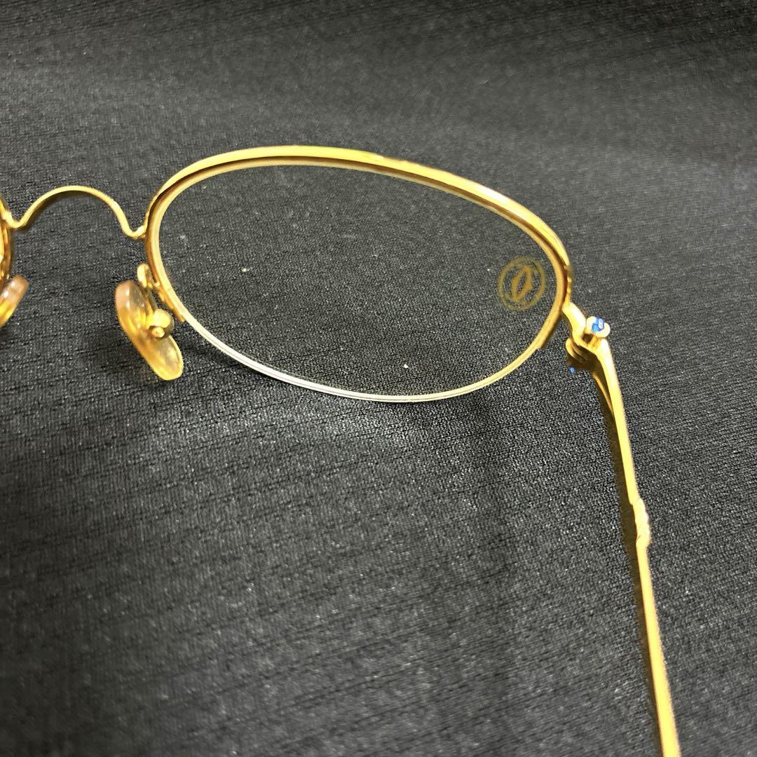 Cartier カルティエ　希少眼鏡　メガネ　石入り