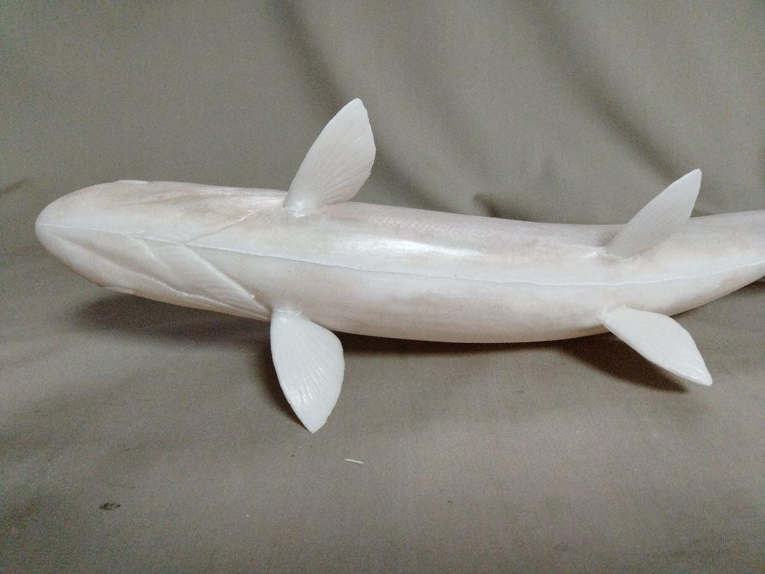 ハンドメイド　46cmイトウ フィギュア　怪魚　釣り　未塗装　ガレージキット