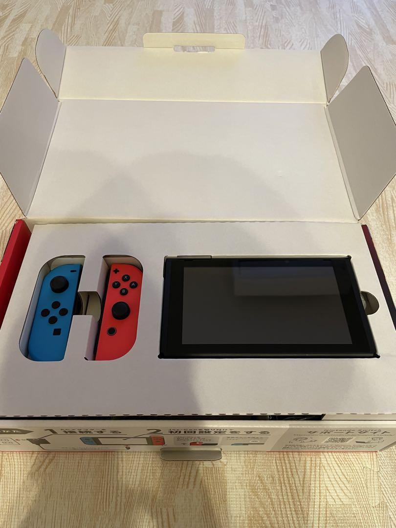 【美品】Nintendo Switch 本体 青/オレンジ Joy-Con付き