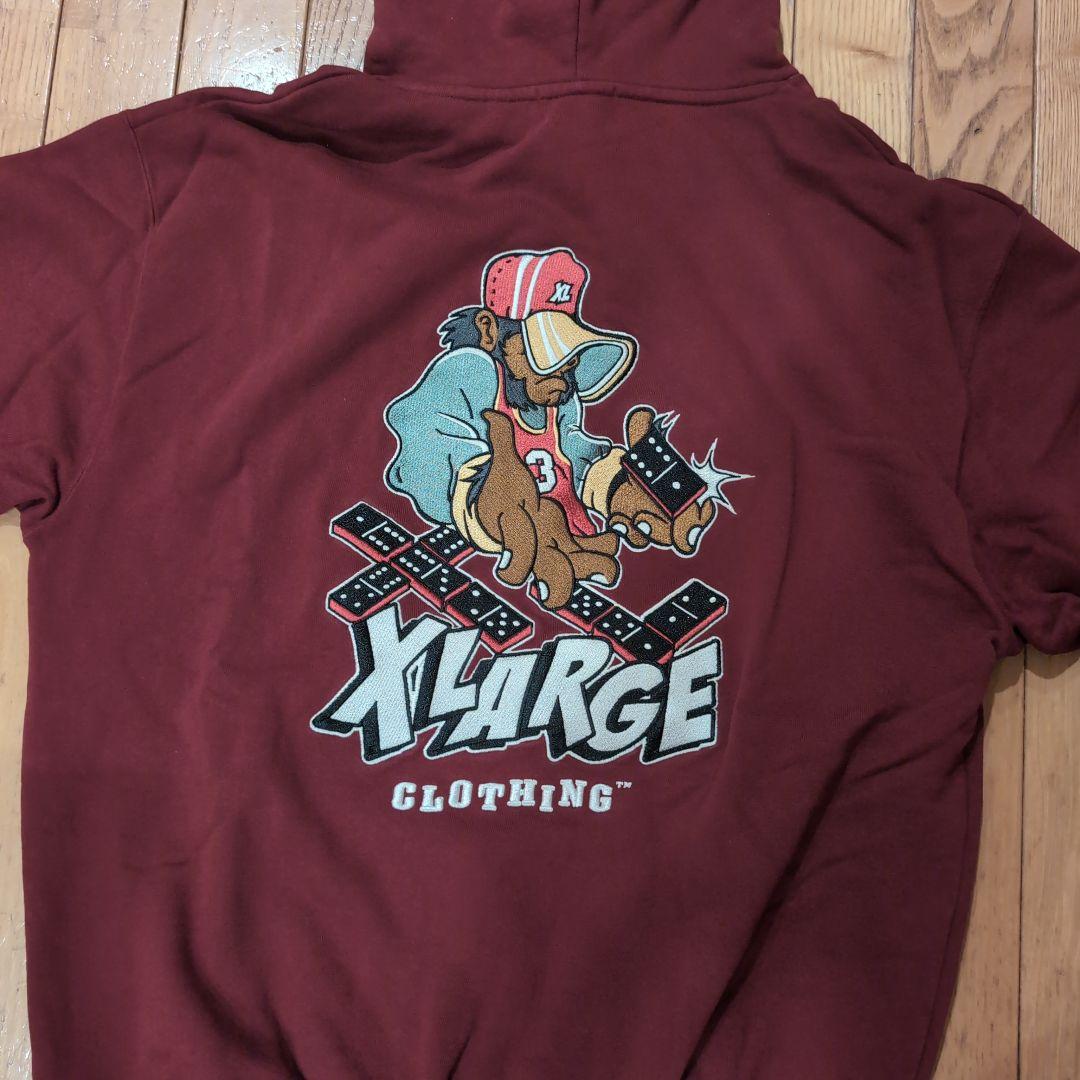 XLARGE  パーカー　Мサイズ　エンジ