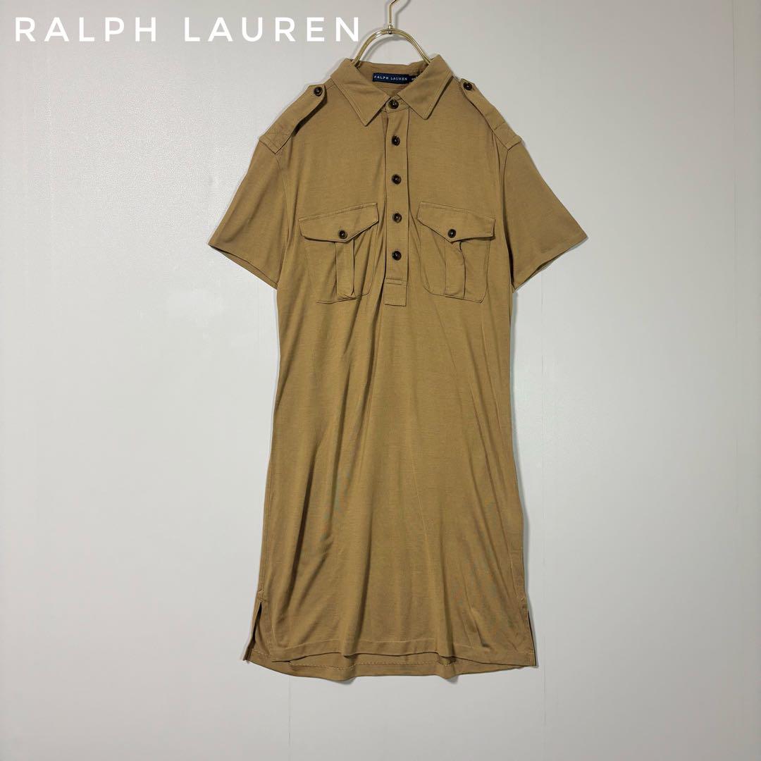 RALPH LAUREN シルク ポロシャツワンピース ラルフローレン