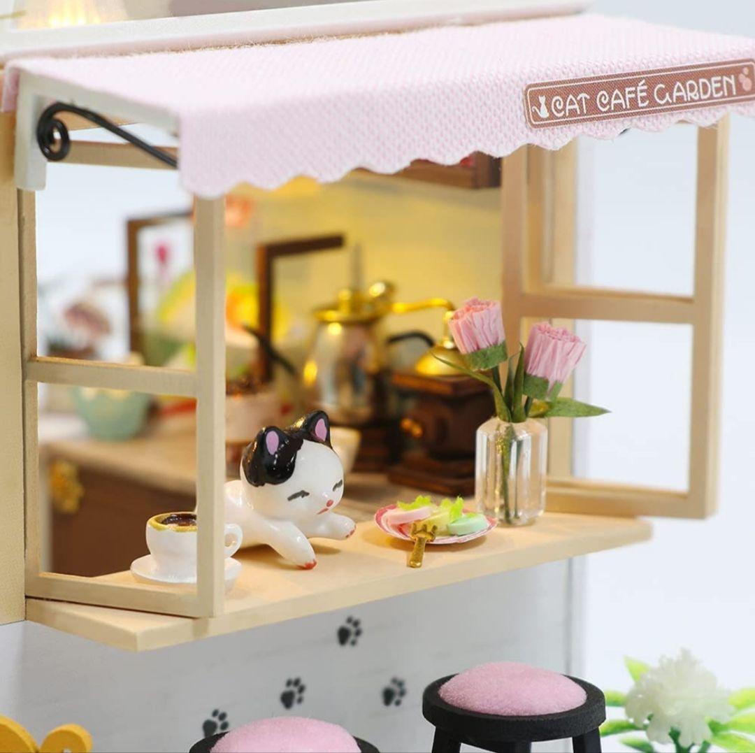 DIY木製ドールハウス 、ミニチュアキット 手作りキット、ドールハウスキット⑭