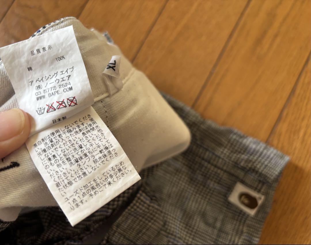 A BATHING APE ハーフパンツ XL