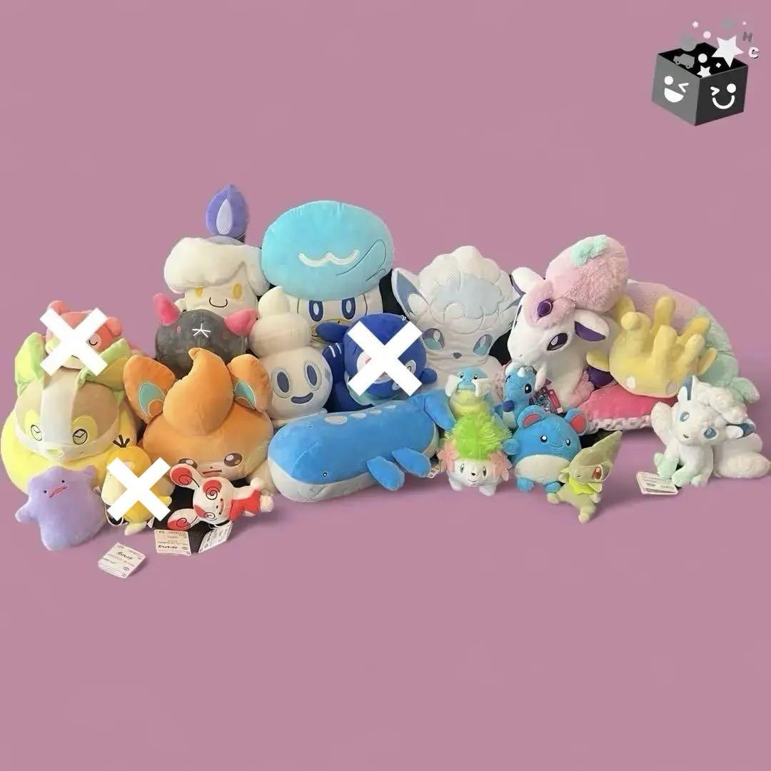 ポケモンぬいぐるみ　21点まとめ売りアローラロコン/ガラルポニータNo.B371
