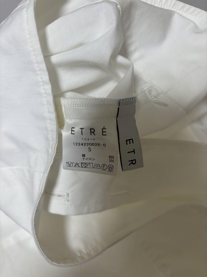 etre tokyo ワンショルダーラップワイドパンツ S