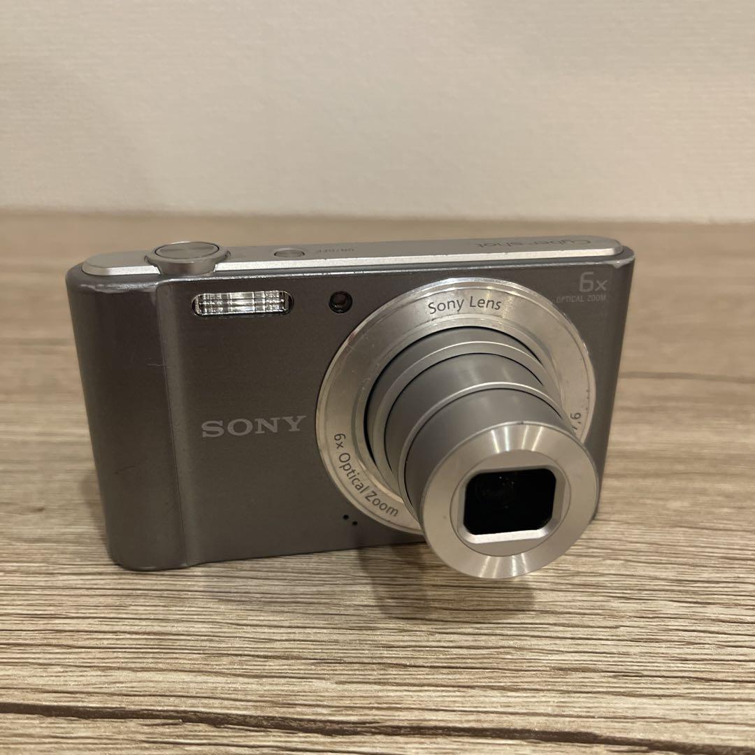 3042 SONY Cyber Shot デジカメ DSC-W810 グレー