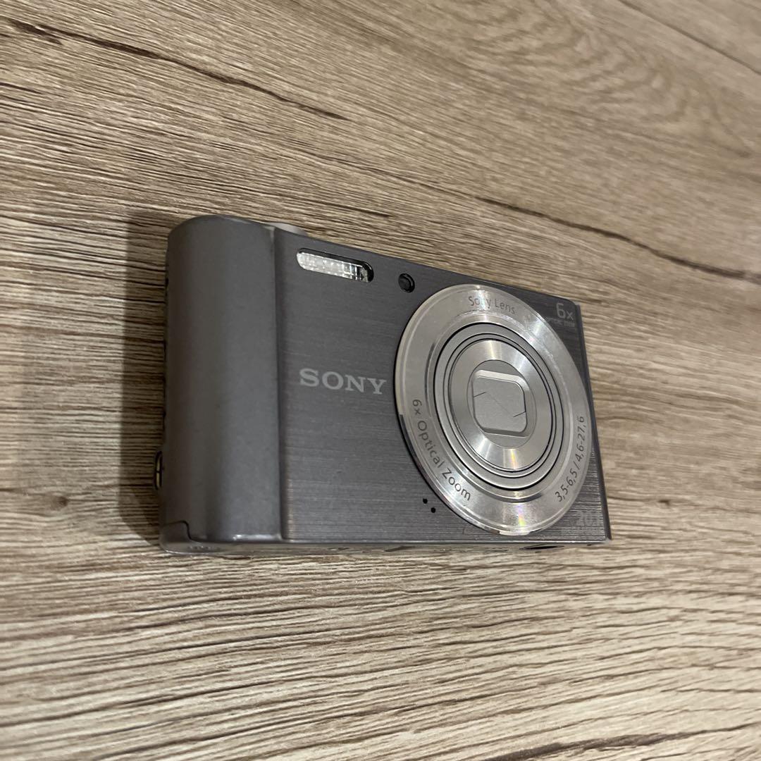 3042 SONY Cyber Shot デジカメ DSC-W810 グレー