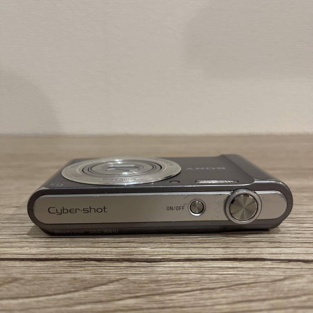 3042 SONY Cyber Shot デジカメ DSC-W810 グレー