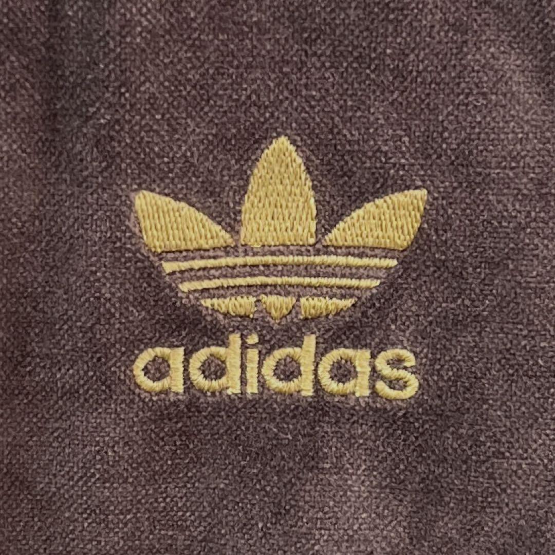 6673 adidas ビューティー＆ユース ベロアトラックジャケット ブラウン