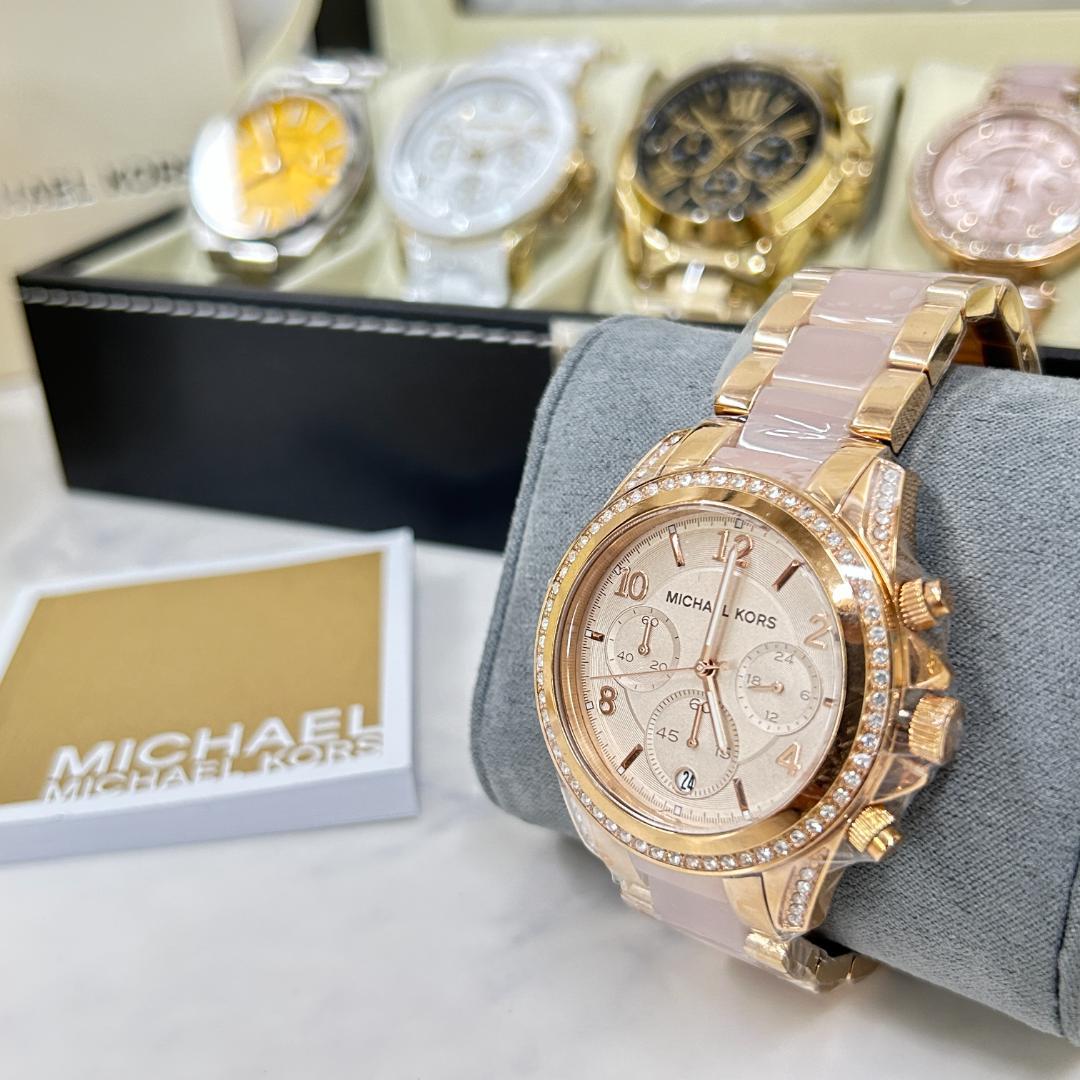 Ⓨ新品 マイケルコース MK5943 クロノグラフ ローズG 腕時計 並行輸入品 Ⓨ新品 マイケルコース MK5943 クロノグラフ ローズG 腕時計