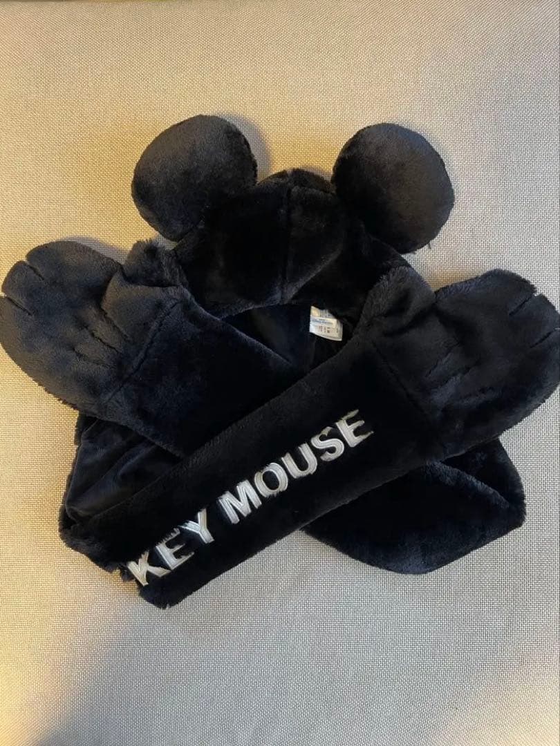 ミッキーマウス耳付きフード